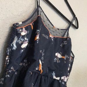 Xhilaration Bird & Lace High-low